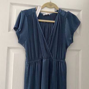 Blue Baltic Born Athena pleated maxi dress